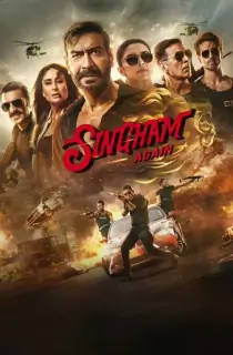 Singham Again (2024) WEB-DL Multi Audio [Hindi + Tamil + Telugu] Full Movie 480p [450MB] | 720p [1GB] | 1080p [3.4GB] | 2160p 4K [15.1GB]