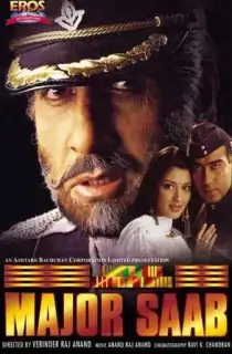 Major Saab (1998) Hindi Full Movie 480p [470MB] | 720p [1.2GB]